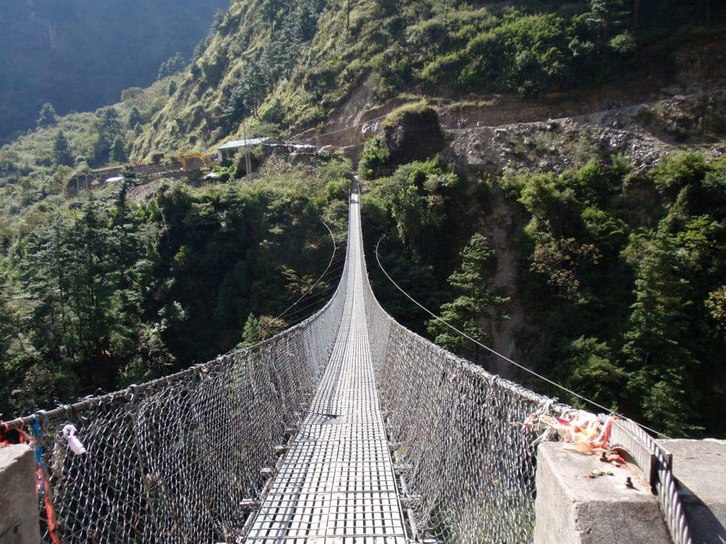 River in the Nepal hills