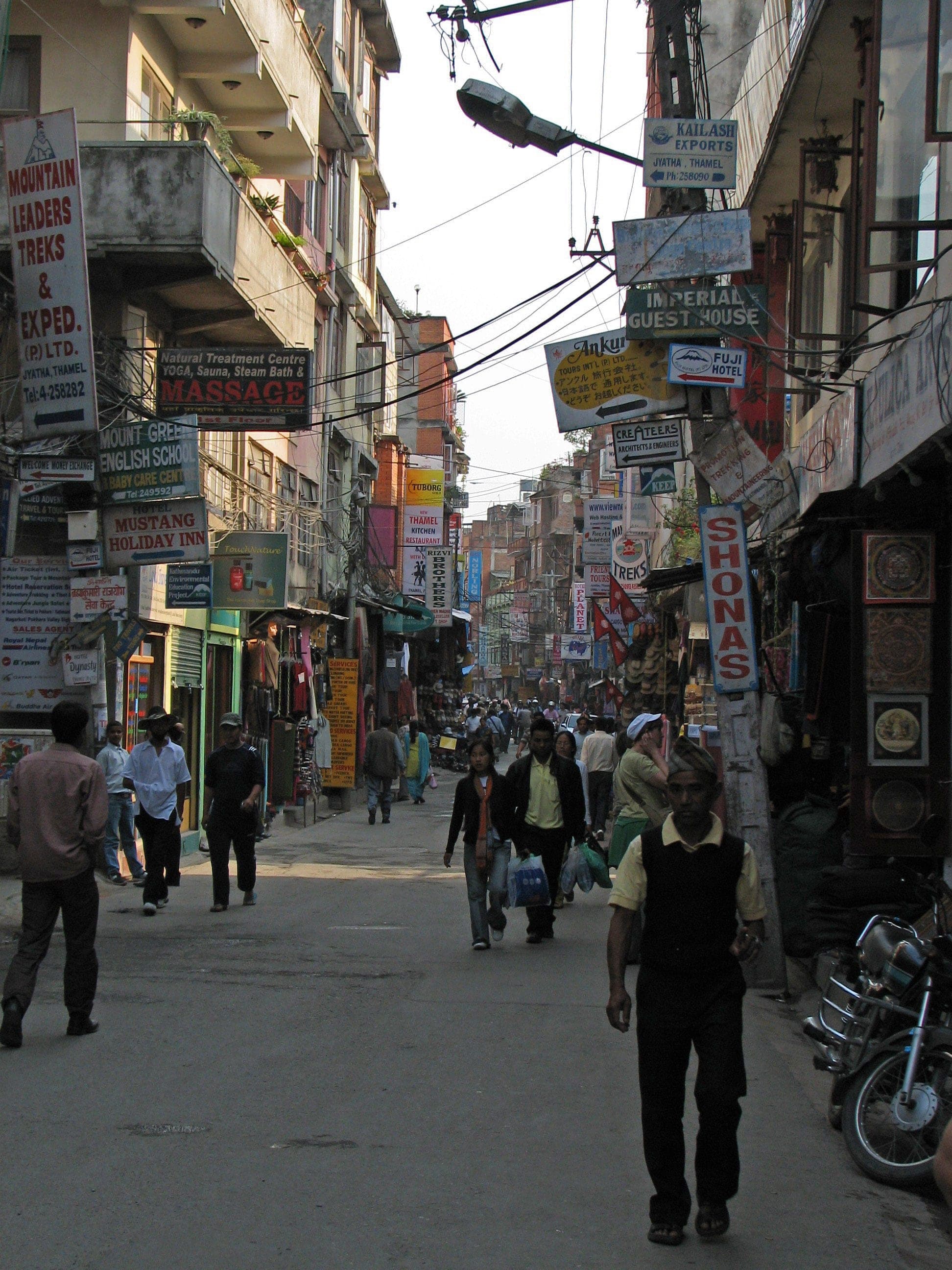 Newari heritage street, Kathmandu, Nepal