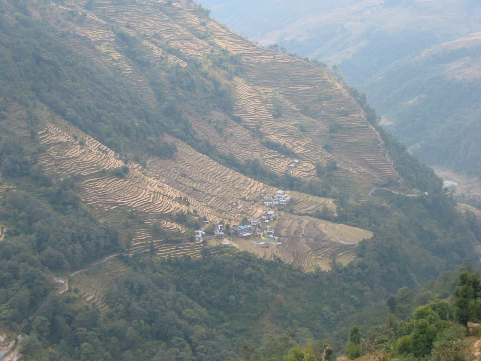 Mountain village, Nepal
